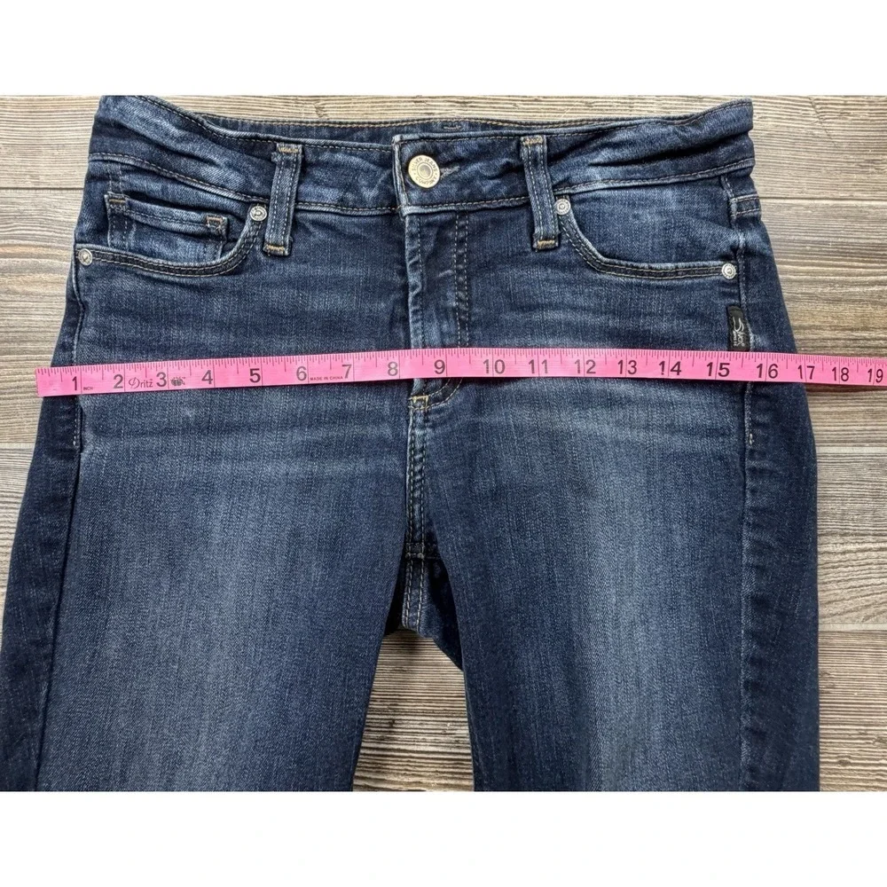Silver Jeans Co Elyse Skinny Crop Medium Wash Jeans W27 L26 Fits 29x26